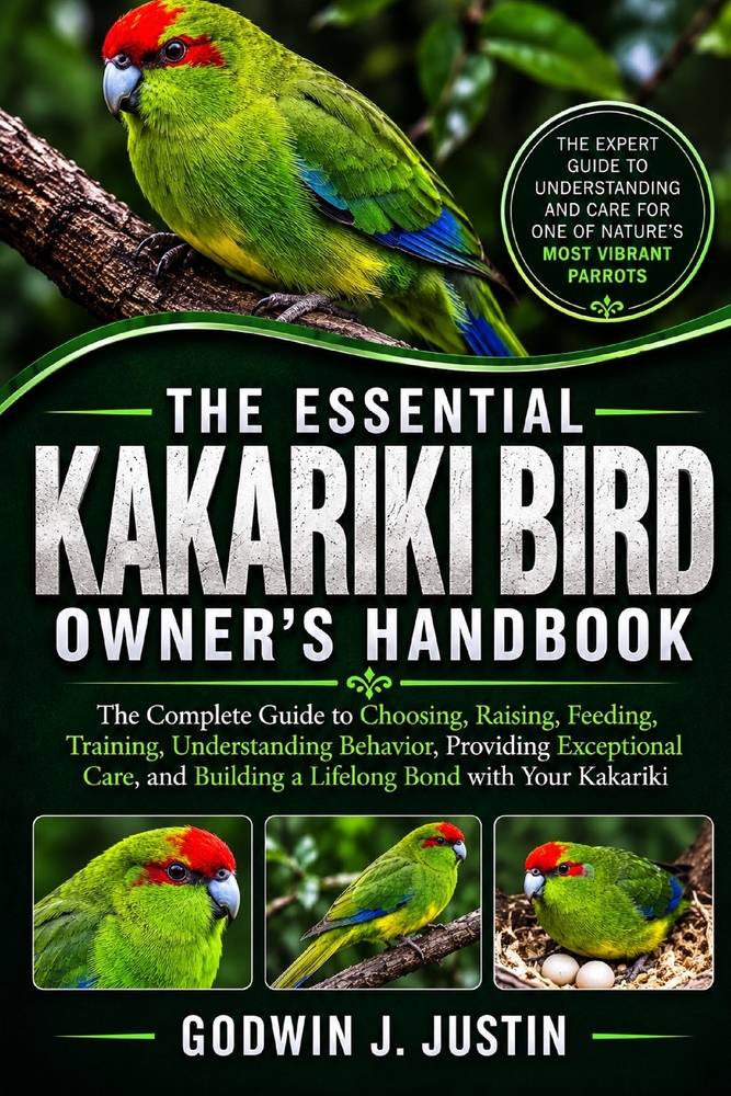 The Essential Kakariki Bird Owner's Handbook: The Complete Guide to Choosing, Raising, Feeding, Training, Understanding Behavior, Providing Exceptiona cover