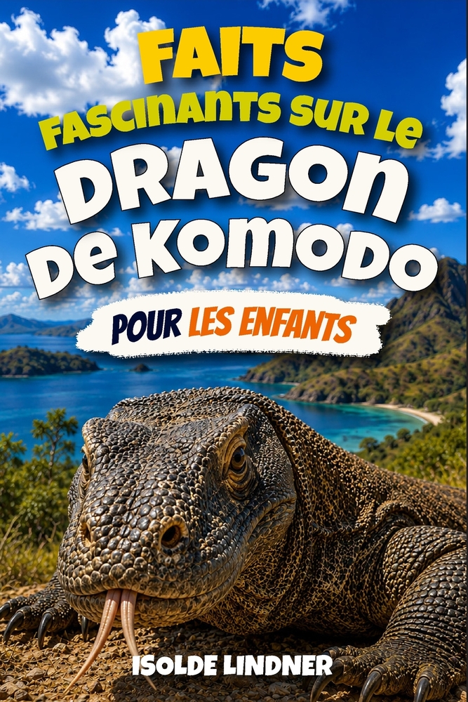Faits fascinants sur le dragon de Komodo pour les enfants intelligents: Découvrez les plus grands lézards du monde et leurs incroyables compétences de cover