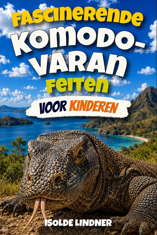 Fascinerende Komodovaran-feiten voor slimme kinderen: Ontdek de grootste hagedissen ter wereld en hun ongelooflijke eilandoverlevingsvaardigheden cover