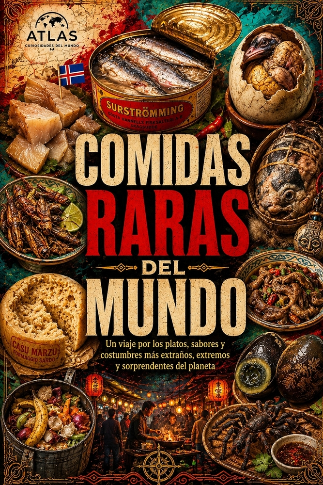 Las Comidas Más Raras del Mundo: Un viaje por las comidas más raras, extremas, asquerosas y sorprendentes del planeta cover
