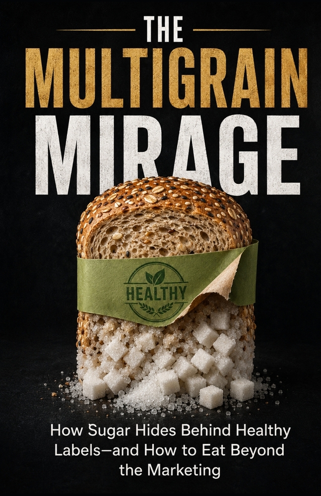 The Multigrain Mirage: How Sugar Hides Behind Healthy Labels-and How to Eat Beyond the Marketing cover