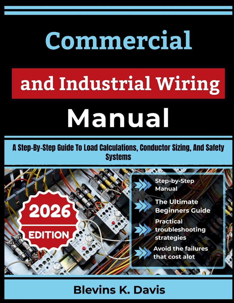 Commercial and Industrial Wiring Manual: A Step-By-Step Guide To Load Calculations, Conductor Sizing, And Safety Systems cover