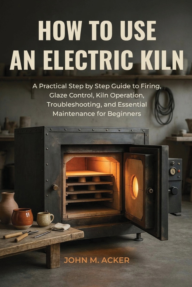 How to Use an Electric Kiln: A Practical Step-by-Step Guide to Firing, Glaze Control, Kiln Operation, Troubleshooting, and Essential Maintenance for B cover