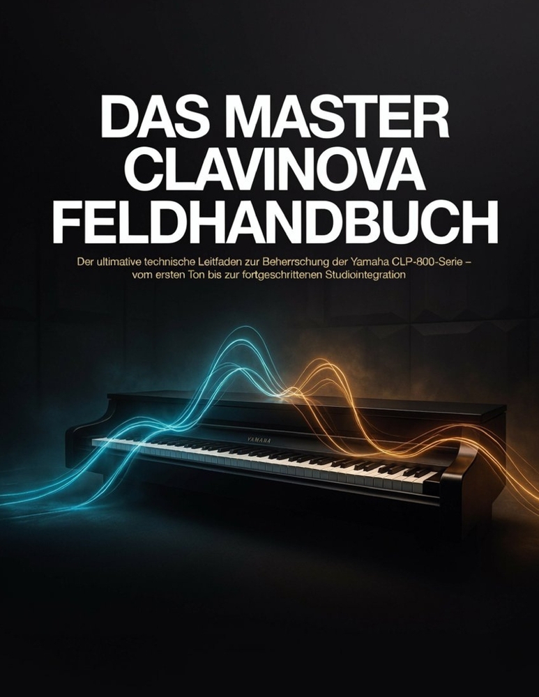 Das Master Clavinova Feldhandbuch: Der ultimative technische Leitfaden zur Beherrschung der Yamaha CLP-800-Serie - vom ersten Ton bis zur fortgeschrit cover