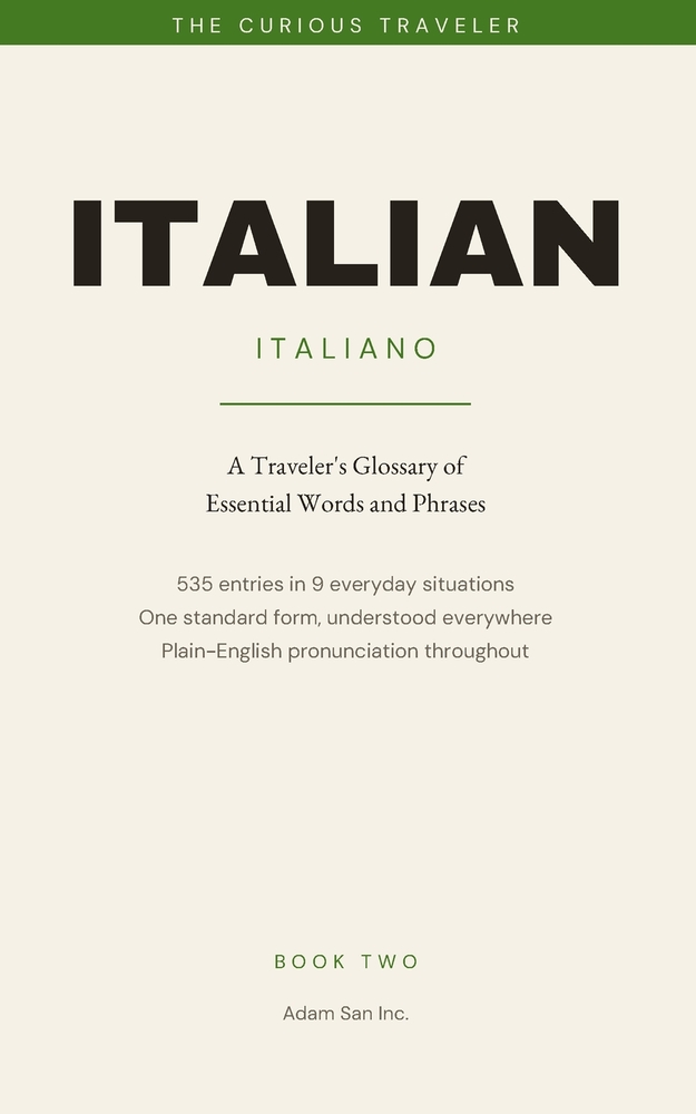 Italian: A Traveler's Glossary of Essential Words and Phrases cover