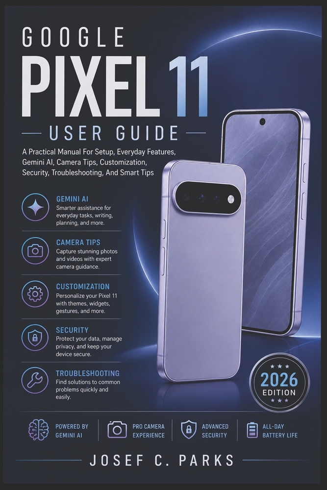 Google Pixel 11 User Guide: A Practical Manual For Setup, Everyday Features, Gemini AI, Camera Tips, Customization, Security, Troubleshooting, And Sma cover