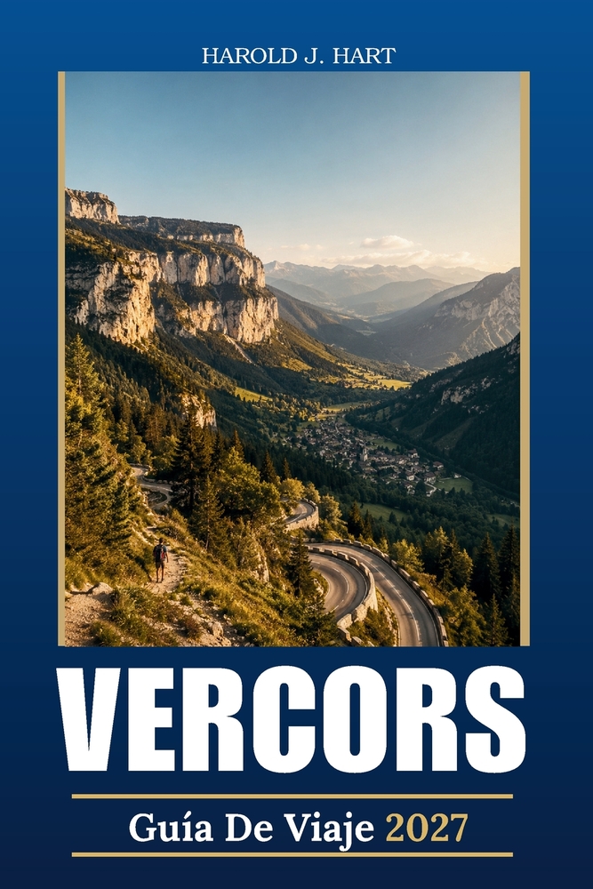 Vercors Guía de Viaje 2027: Pueblos prealpinos franceses, senderos panorámicos, caminos de montaña, cuevas, fauna, aventuras al aire libre, comida loc cover
