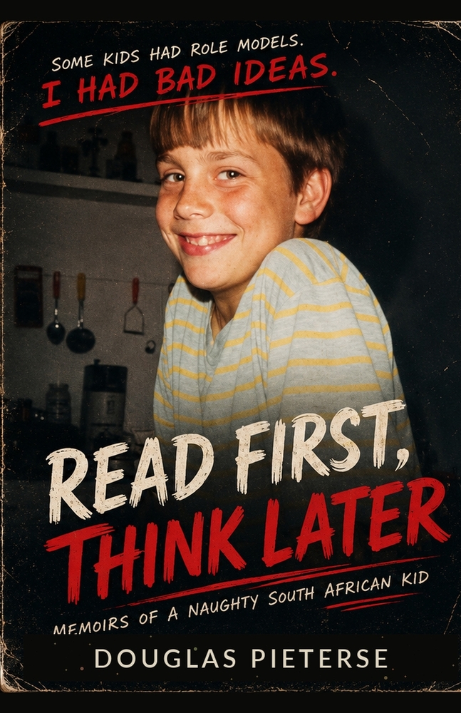 Read First, Think Later: Memoirs of a Naughty South African Kid cover