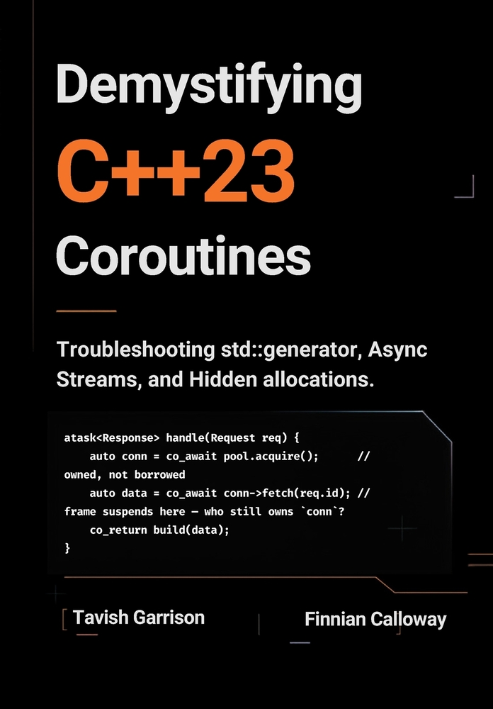 Demystifying C++23 Coroutines: Troubleshooting std: : generator, Async Streams, and Hidden Allocations. cover