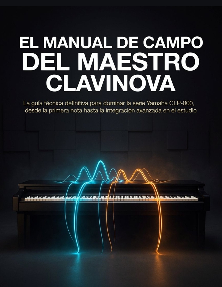 El manual de campo del maestro Clavinova: La guía técnica definitiva para dominar la serie Yamaha CLP-800, desde la primera nota hasta la integración cover