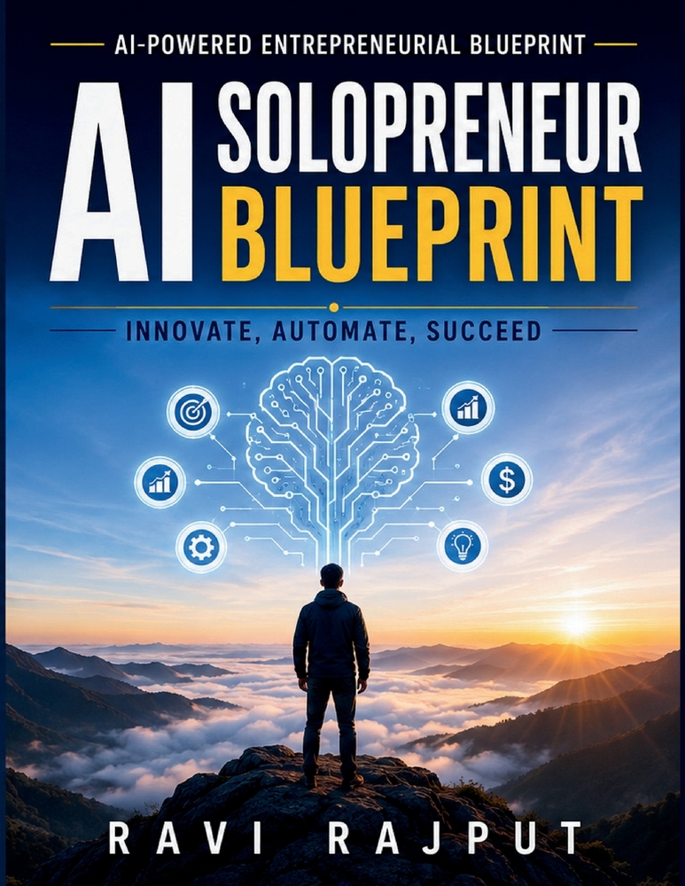 AI Solopreneur Blueprint: Scalable AI ventures High-profit AI systems Lean business operations AI market trends Tech solopreneurs Innovative AI soluti cover
