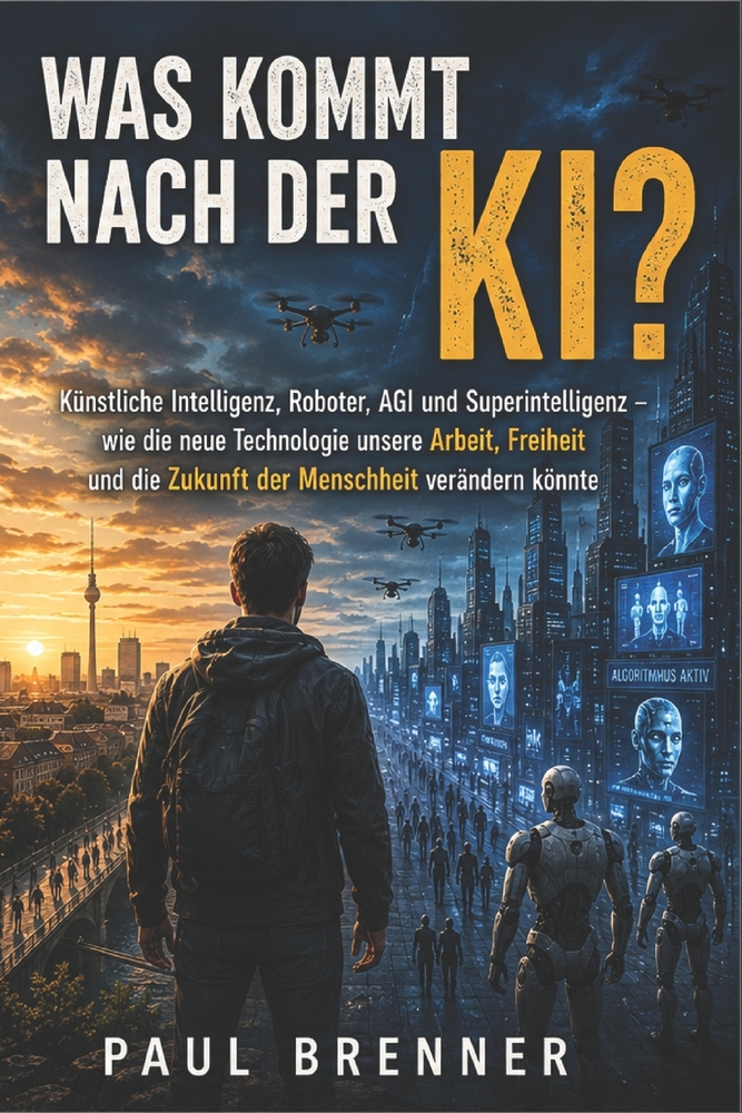 Was Kommt Nach Der Ki?: Künstliche Intelligenz, Roboter, AGI und Superintelligenz - wie die neue Technologie unsere Arbeit, Freiheit und die Zukunft d cover