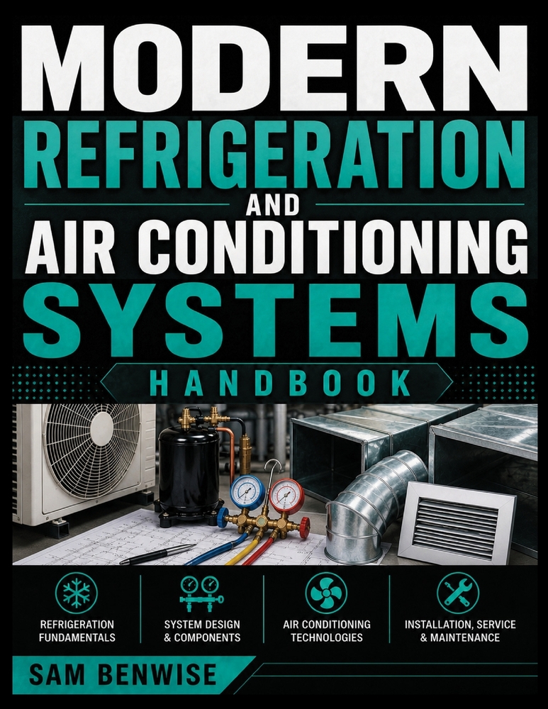 Modern Refrigeration And Air Conditioning Systems Handbook: A Practical Guide to Cooling Cycles, Equipment Selection, Installation, Maintenance, and E cover