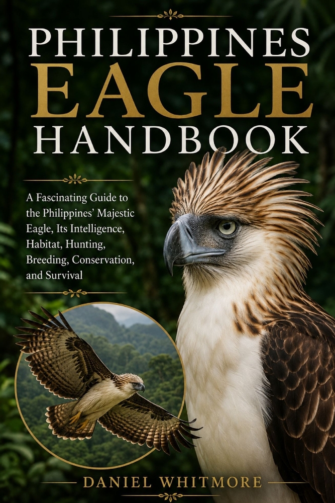 Philippines Eagle Handbook: A Fascinating Guide to the Philippines' Majestic Eagle, Its Intelligence, Habitat, Hunting, Breeding, Conservation, and Su cover