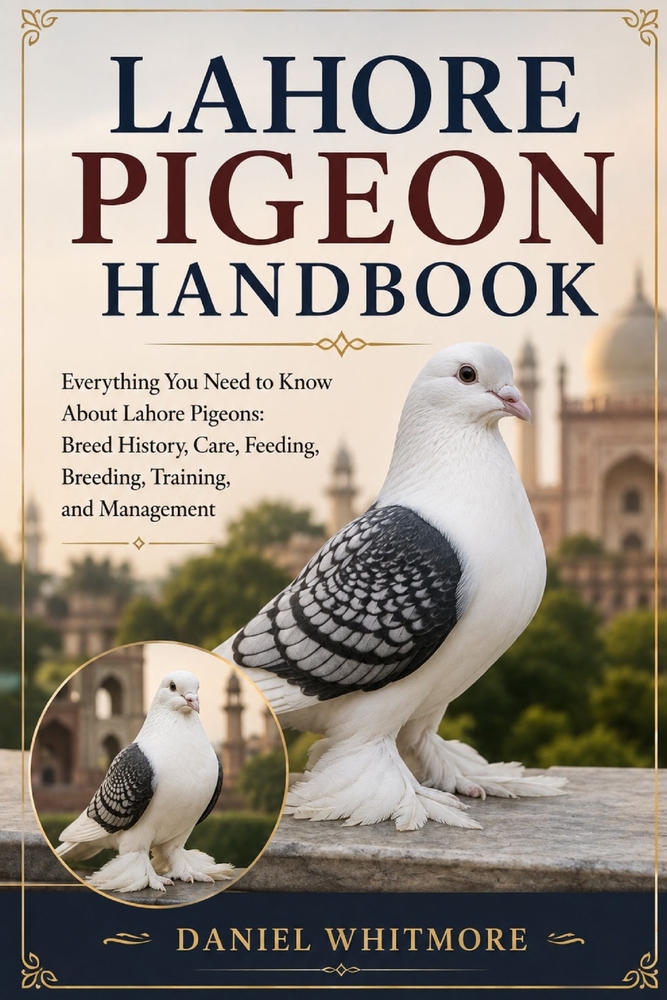 Lahore Pigeon Handbook: Everything You Need to Know About Lahore Pigeons: Breed History, Care, Feeding, Breeding, Training, and Management cover