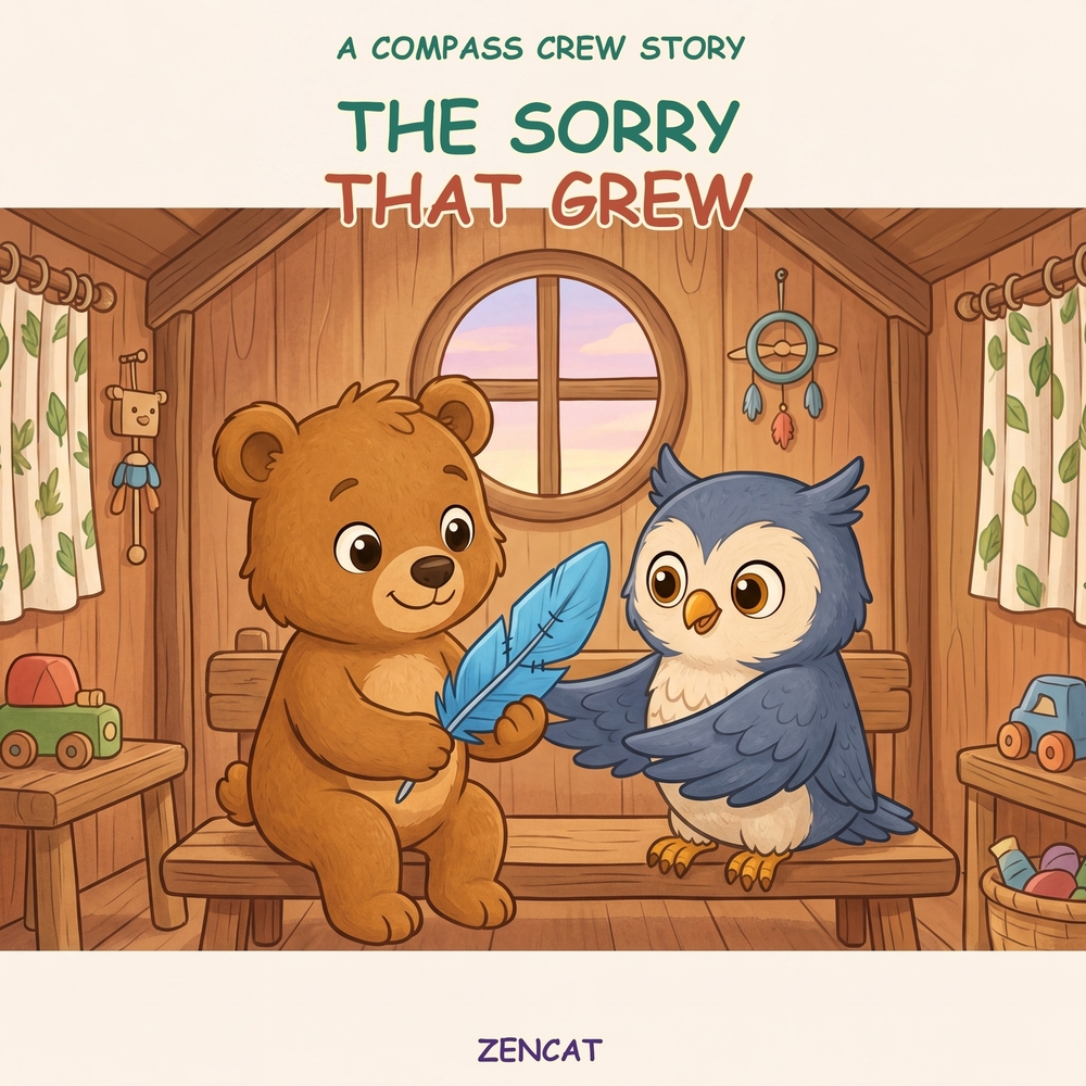 The Sorry That Grew: A Compass Crew Story About Honesty, Apology, And Repair for Kids Ages 4-8 cover