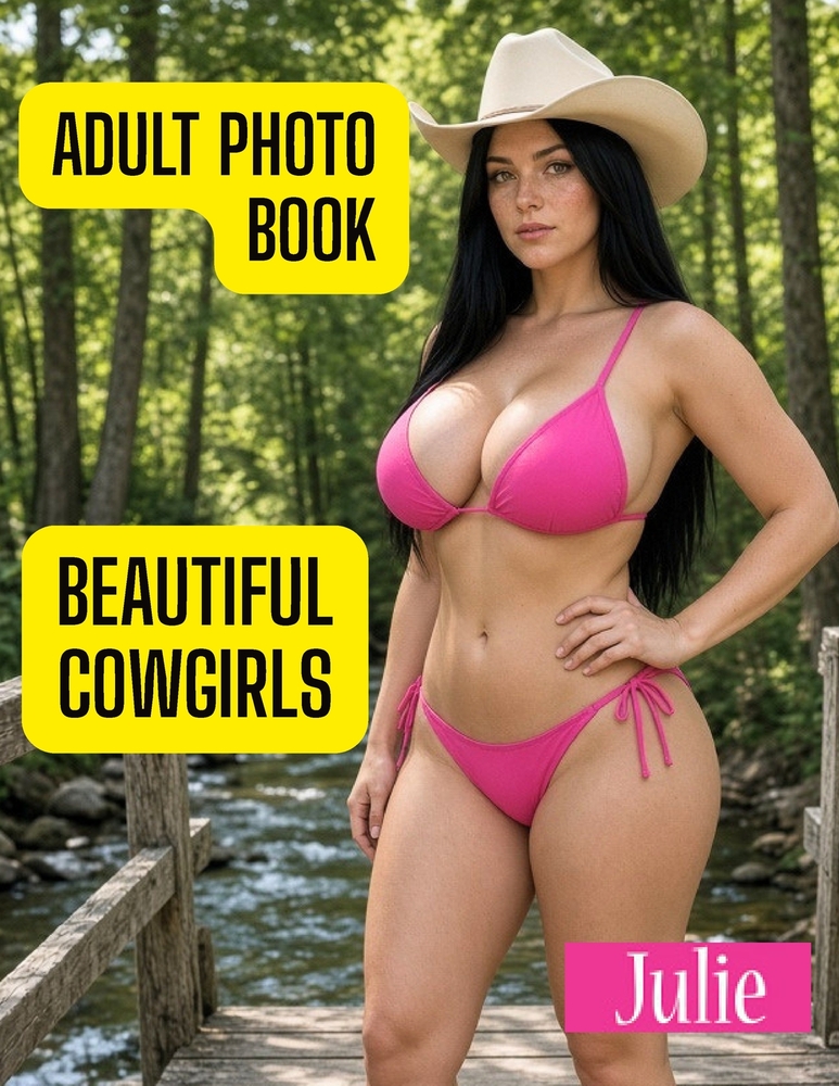 Adult Photo Book - Beautiful Cowgirls: 50 Beautiful Adult Women, Cowgirls and Scenic Country Photography cover