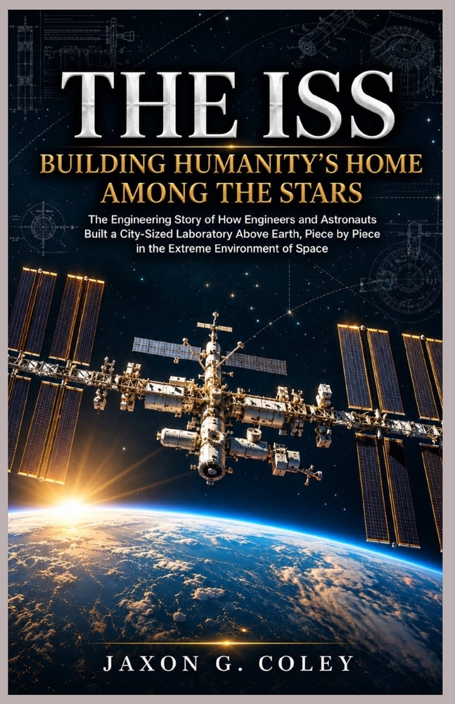 The ISS: Building Humanity's Home Among the Stars: The Engineering Story of How Engineers and Astronauts Built a City-Sized Laboratory Above Earth, Pi cover