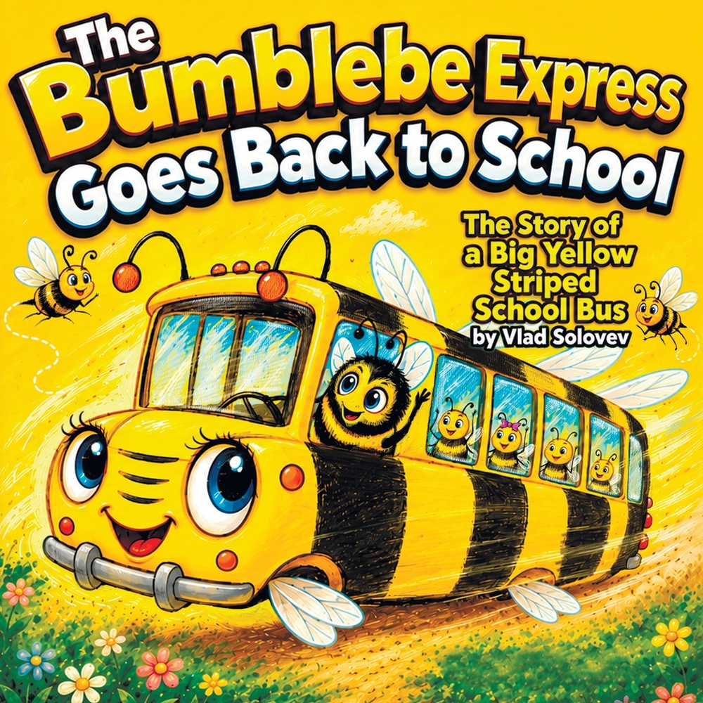 The Bumblebee Express Goes Back to School: The Story of a Big Yellow Striped School Bus cover