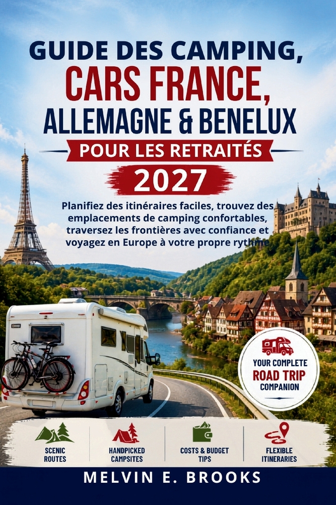 Guide Des Camping-Cars France, Allemagne & Benelux Pour Les Retraités 2027: Planifiez des itinéraires faciles, trouvez des emplacements de camping con cover