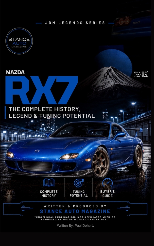 Mazda RX7: The Complete History, Legend & Tuning Potential: JDM Legends Series - A Complete Guide to Rotary History, 13B Tuning, and Buying cover