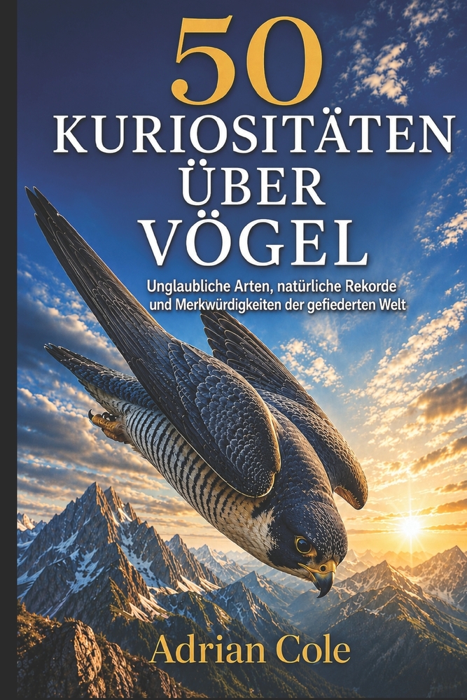 50 Kuriositäten Über Vögel: Unglaubliche Arten, natürliche Rekorde und Merkwürdigkeiten der gefiederten Welt cover