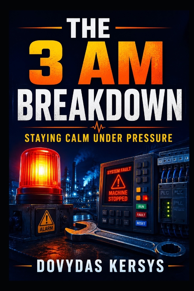 The 3 AM Breakdown: Staying Calm Under Pressure: A Practical Guide to Troubleshooting, Decision-Making, Communication, and Safe Recovery During Indust cover