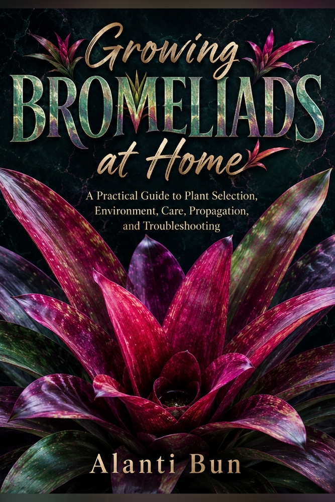 Growing Bromeliads at Home: A Practical Guide to Plant Selection, Environment, Care, Propagation, and Troubleshooting cover