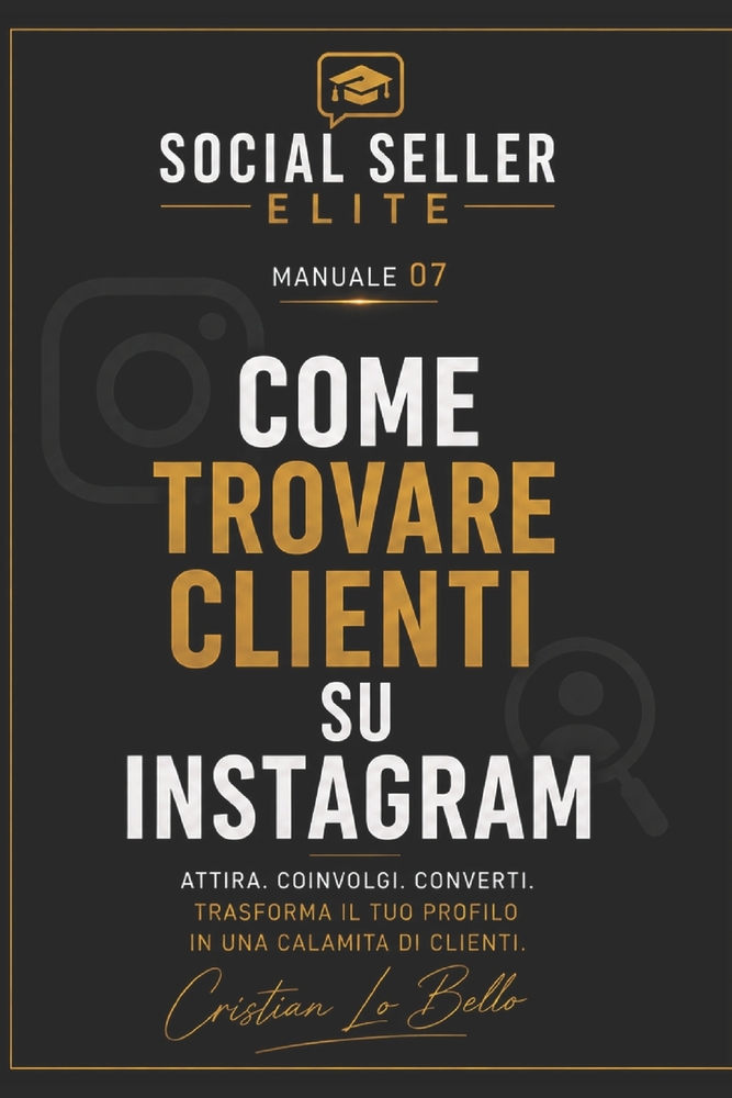 Social Seller Elite - Come trovare clienti su Instagram cover
