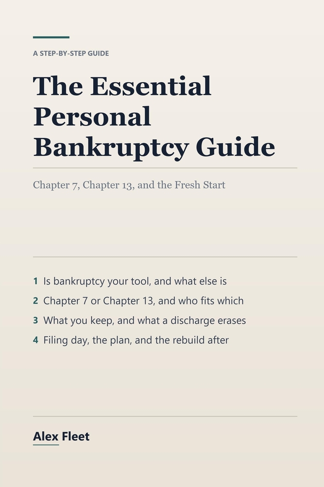 The Essential Personal Bankruptcy Guide: Chapter 7, Chapter 13, and the Fresh Start, Step by Step cover
