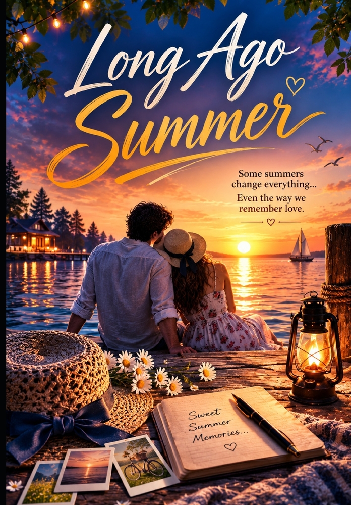 Long Ago Summer: A Heartfelt Summer Romance of First Love, Family Secrets, and Second Chances cover
