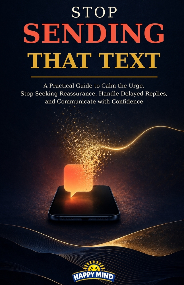 Stop Sending That Text: A Practical Guide to Calm the Urge, Stop Seeking Reassurance, Handle Delayed Replies, and Communicate with Confidence cover