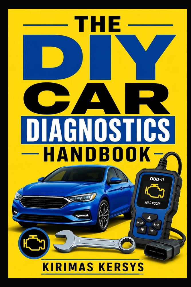 The DIY Car Diagnostics Handbook: A Practical Guide to OBD-II, Multimeter Testing, Warning Lights, Electrical Faults, Engine Problems, Brakes, Sensors cover