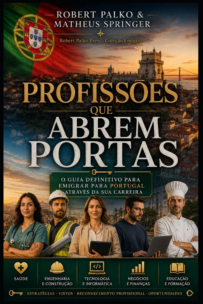 Profissões que Abrem Portas: O Guia Definitivo para Emigrar para Portugal Através da Sua Carreira cover