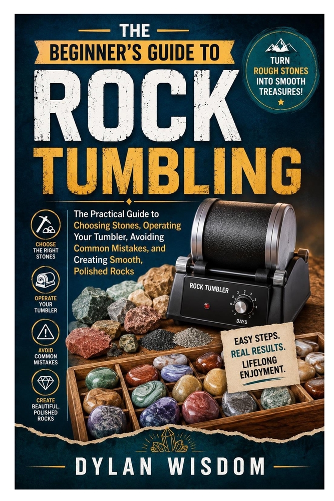 The Beginner's Guide to Rock Tumbling: The Practical Guide to Choosing Stones, Operating Your Tumbler, Avoiding Common Mistakes, and Creating Smooth, cover