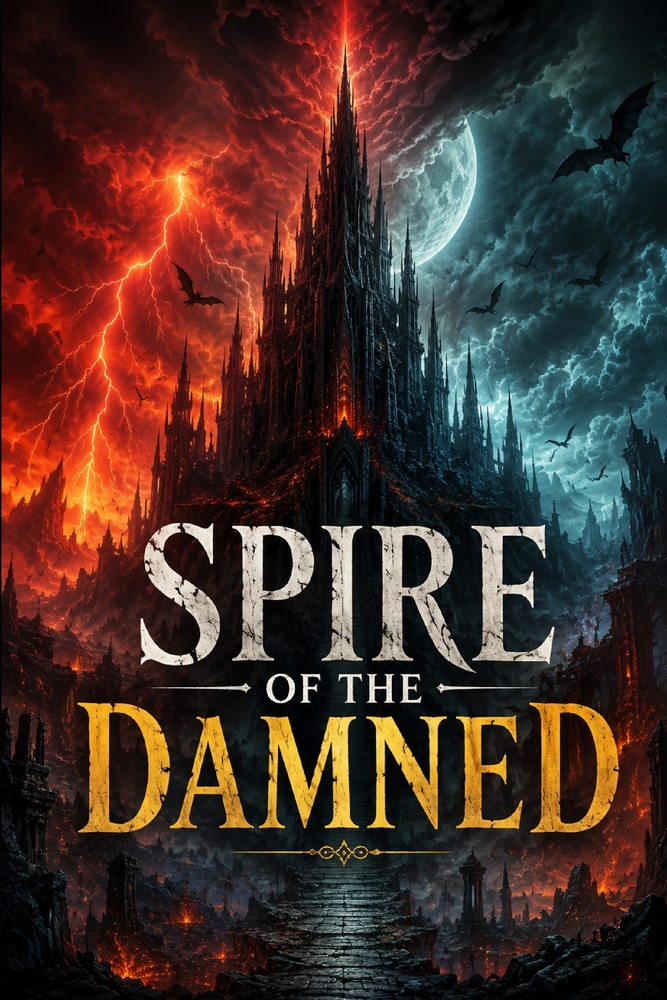 Spire of the Damned: A Dark Epic Fantasy of Ancient Evil, Forbidden Magic, and a Kingdom on the Brink cover