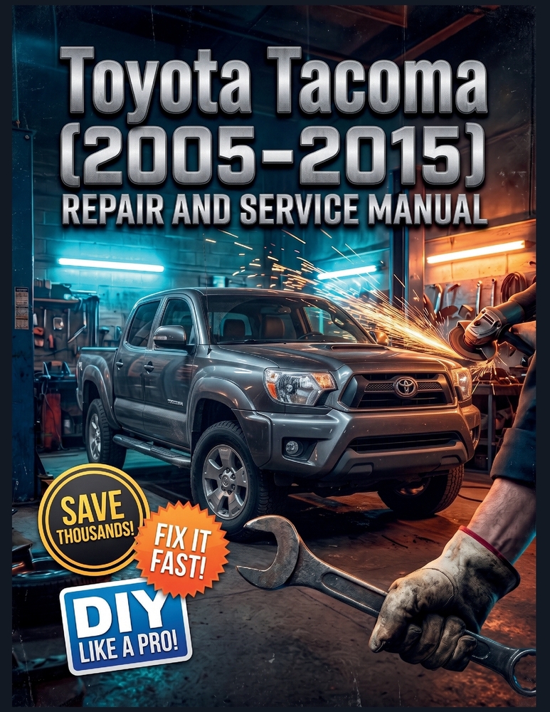 Toyota Tacoma (2005-2015) Repair & Service Manual: The Complete Illustrated Step-by-Step Guide to Dealership-Level Diagnostics, Routine Maintenance, a cover