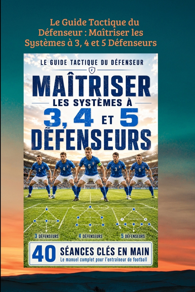 Le Guide Tactique du Défenseur: Maîtriser les Systèmes à 3, 4 et 5 Défenseurs: (40 Séances Clés en Main) cover