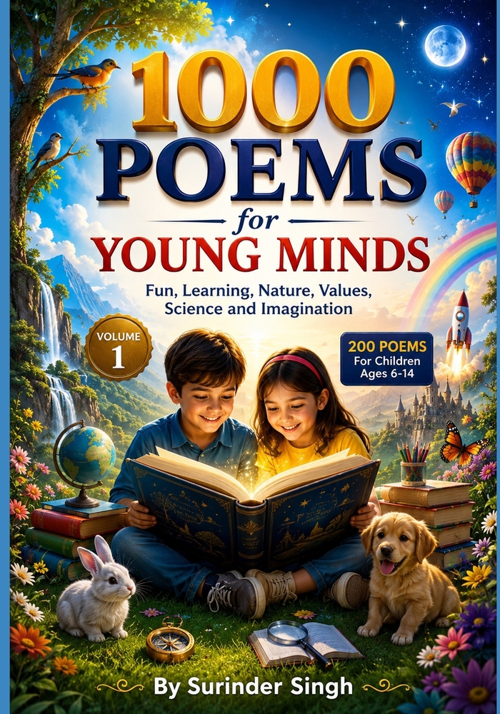 1000 Poems for Young Minds: Fun, Learning, Nature, Values, Science and Imagination cover