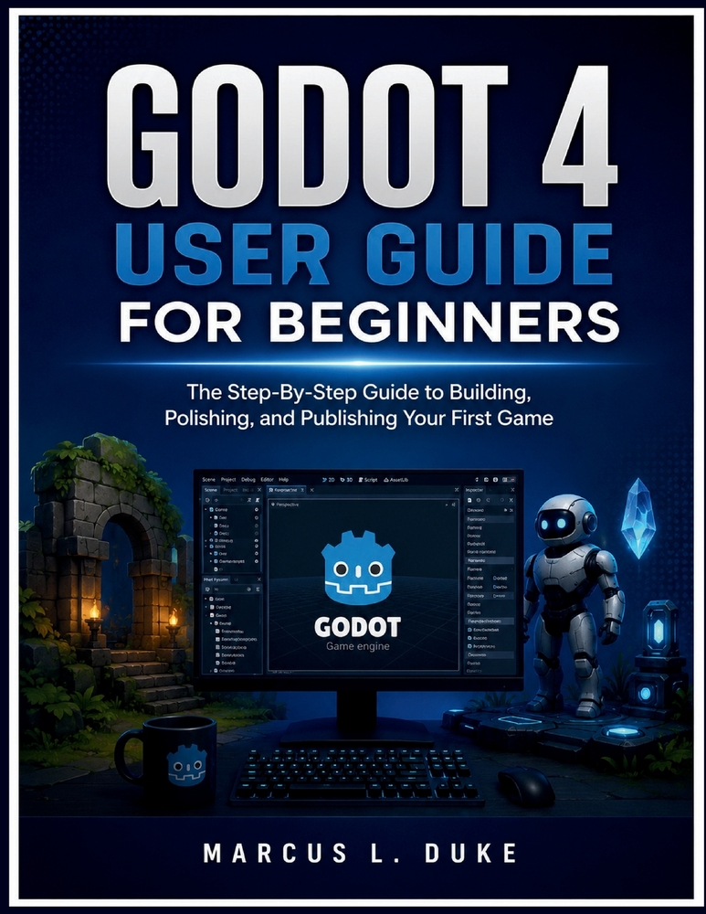 Godot 4 User Guide For Beginners: The Step-By-Step Guide to Building, Polishing, and Publishing Your First Game cover