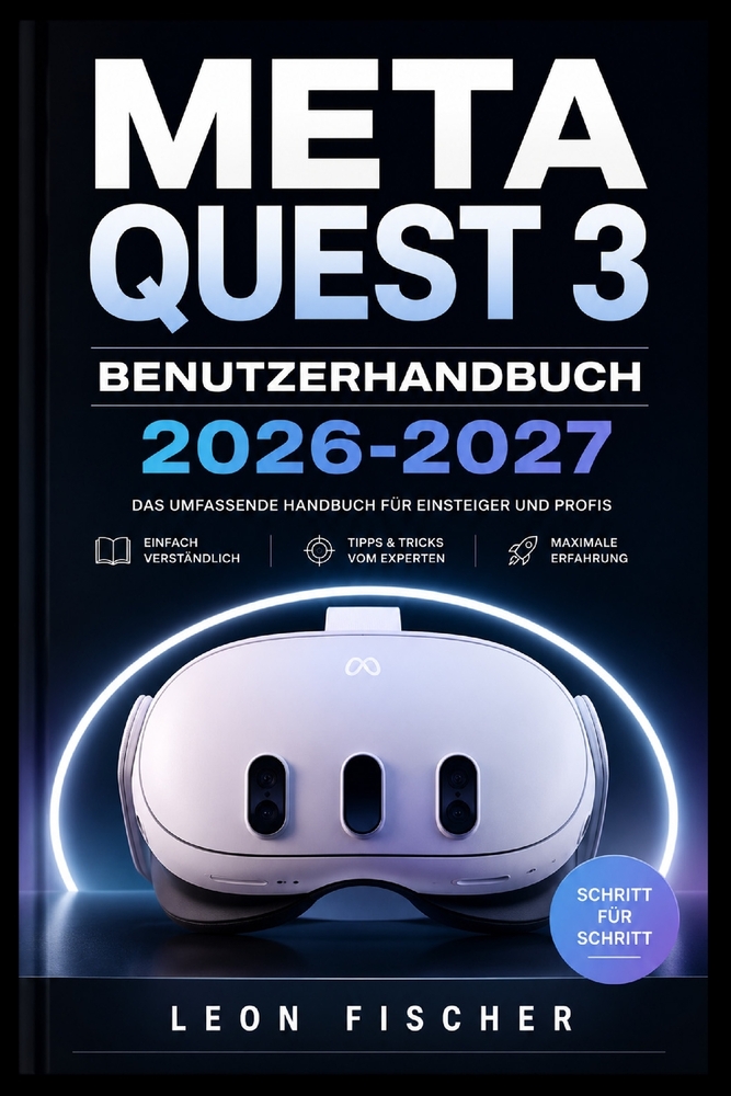 Meta Quest 3 Benutzerhandbuch 2026-2027: Der große Praxis-Ratgeber zu Ersteinrichtung, Bewegungsspielen, Streaming und Problemlösungen für Groß und Kl cover