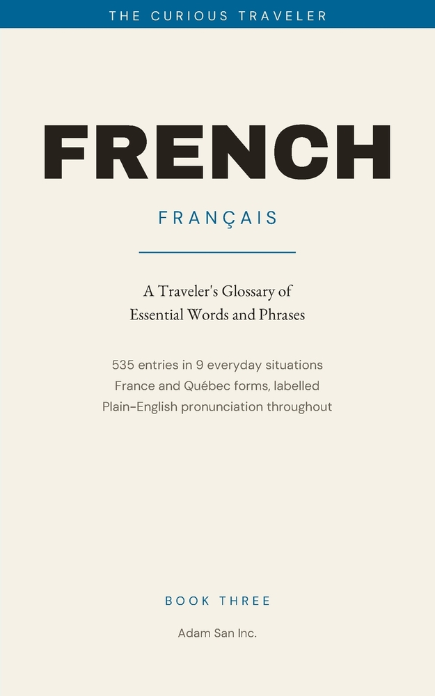French: A Traveler's Glossary of Essential Words and Phrases cover