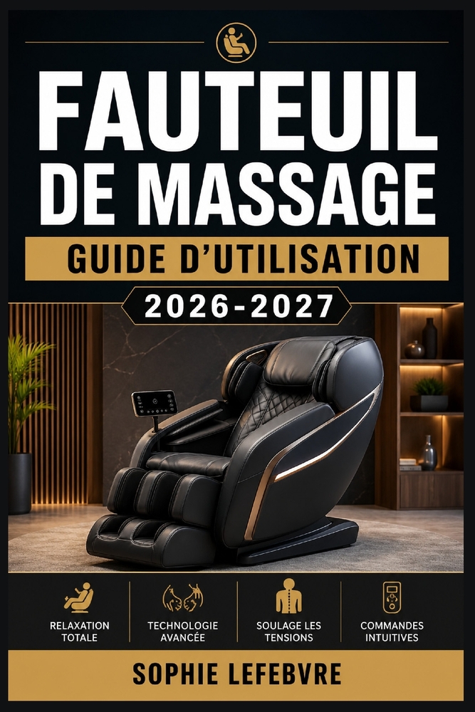 FAUTEUIL DE MASSAGE Guide d'Utilisation 2026-2027: Maîtrisez Toutes les Fonctions: Programmes de Relaxation, Entretien, Conseils d'Experts et Dépannag cover