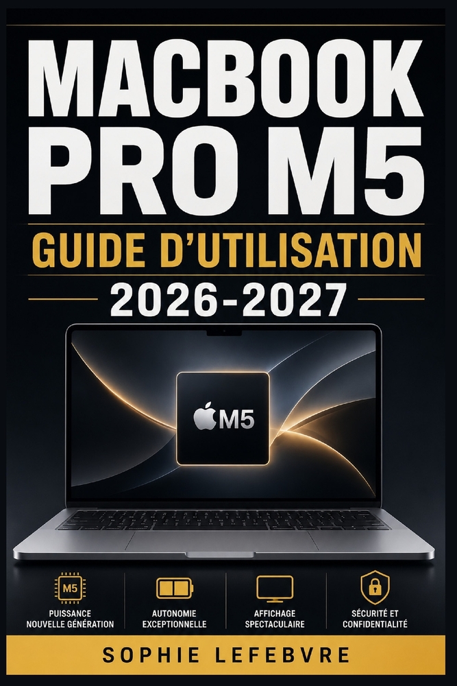 MacBook Pro M5: Guide d'Utilisation 2026-2027: Maîtrisez Toutes les Fonctionnalités: Configuration, Astuces Avancées et Solutions de Dépannage pour Pr cover