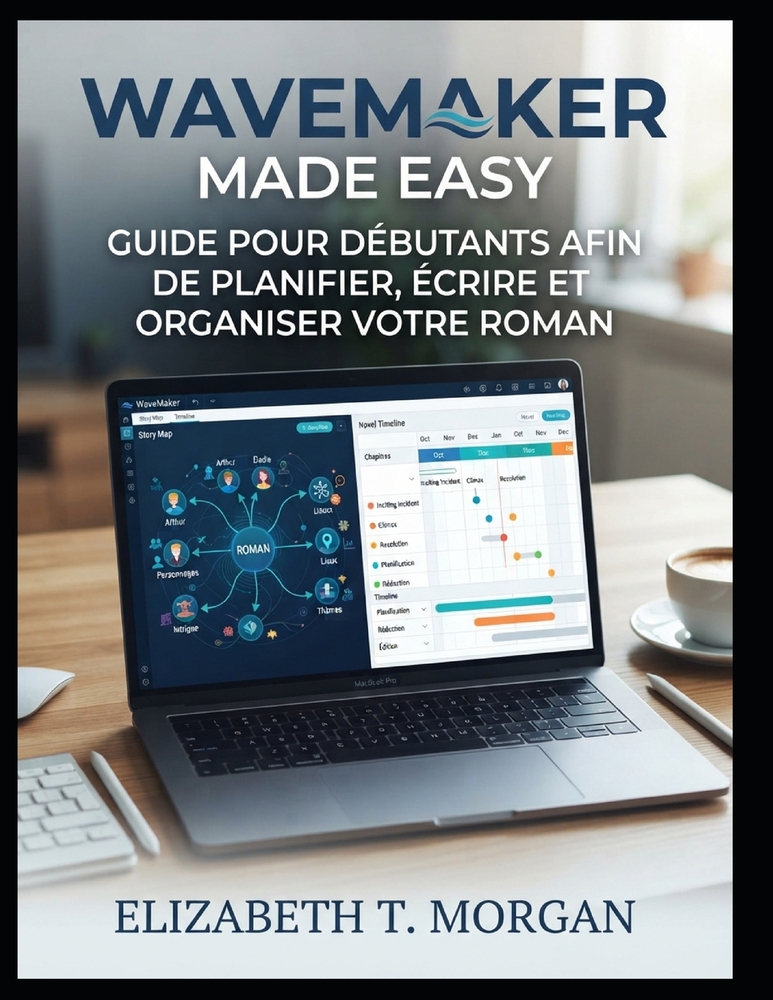 WaveMaker Made Easy: Guide pour débutants afin de planifier, écrire et organiser votre roman cover