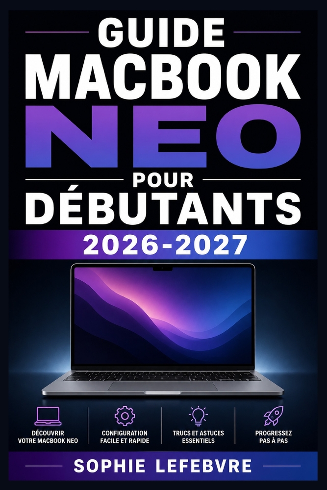 Guide Macbook Neo Pour Débutants 2026-2027: Configuration Simple, Fonctionnalités Essentielles et Astuces de Dépannage: Maîtrisez Votre Nouvel Ordinat cover