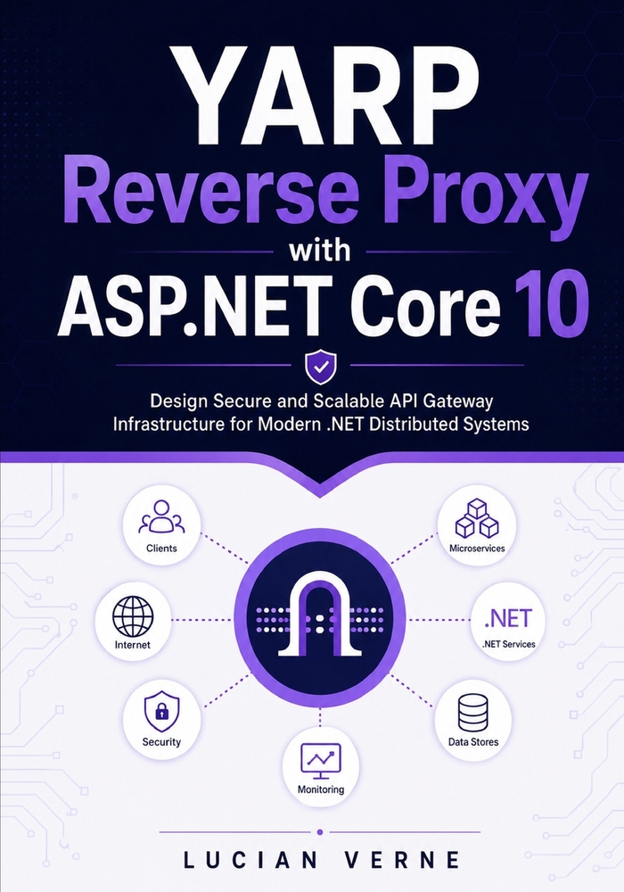 YARP Reverse Proxy with ASP.NET Core 10: Design Secure and Scalable API Gateway Infrastructure for Modern .NET Distributed Systems cover