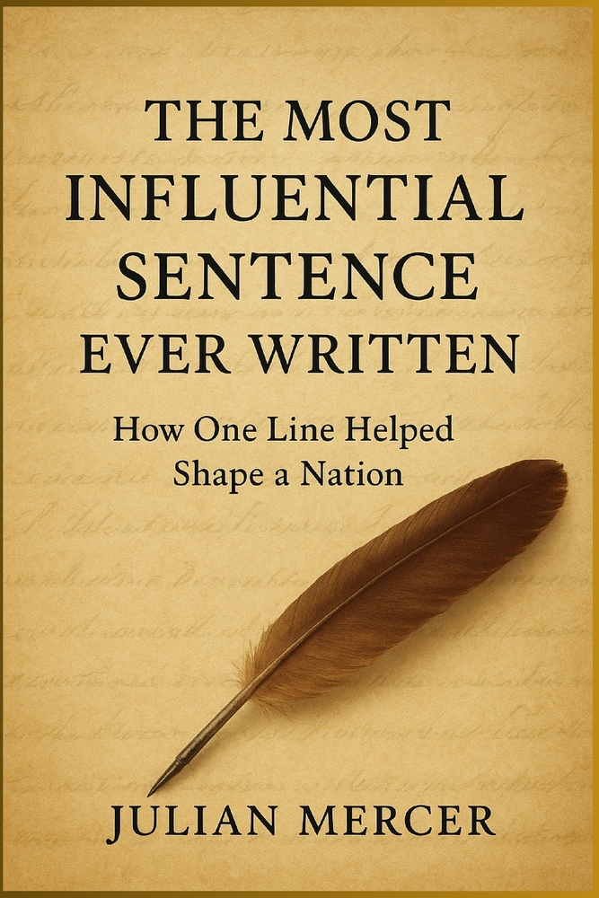The Most Influential Sentence Ever Written: How One Line Helped Shape a Nation cover