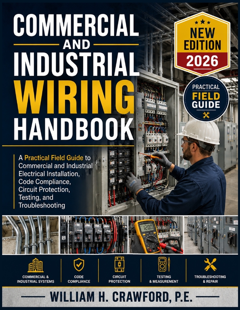 Commercial and Industrial Wiring Handbook: A Practical Field Guide to Commercial and Industrial Electrical Installation, Code Compliance, Circuit Prot cover