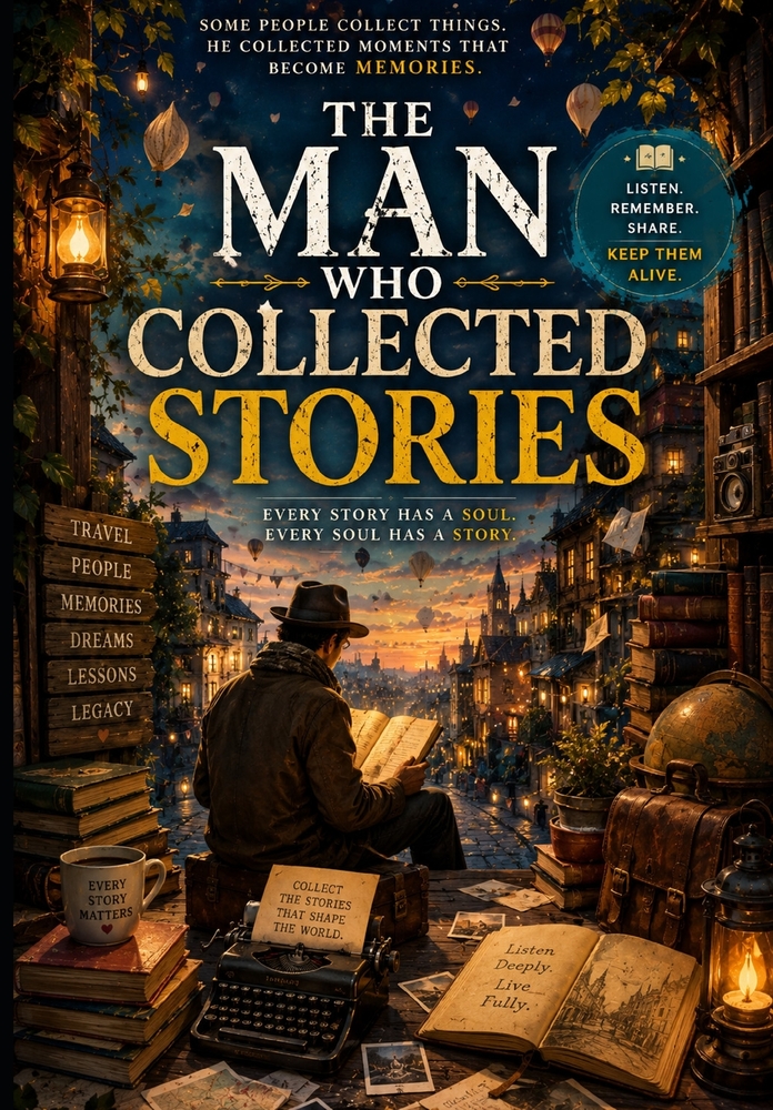 The Man Who Collected Stories: A Mysterious Literary Novel About Memory, Secrets, and the Stories That Connect Us cover